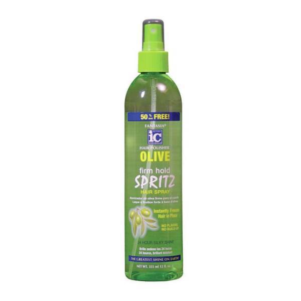 FANTASIA Ic Hair Polisher Olive Spritz Spray, 12 Oz Model #FN-501280, UPC: 011313012802