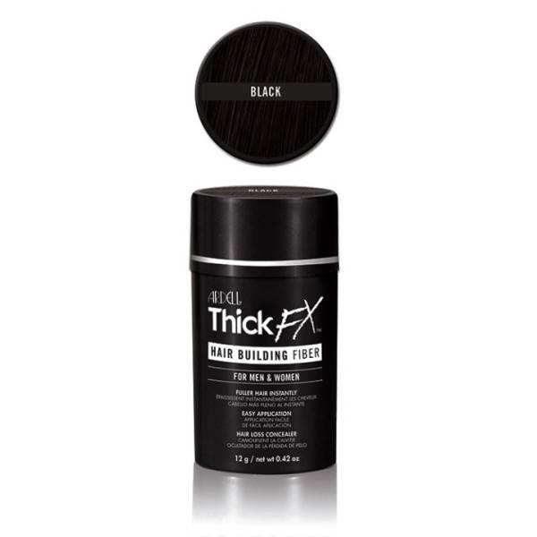 ARDELL Thick FX Hair Building Fiber For Men & Women, Black Hair Fiber Model #AD-78154, UPC: 074764781543