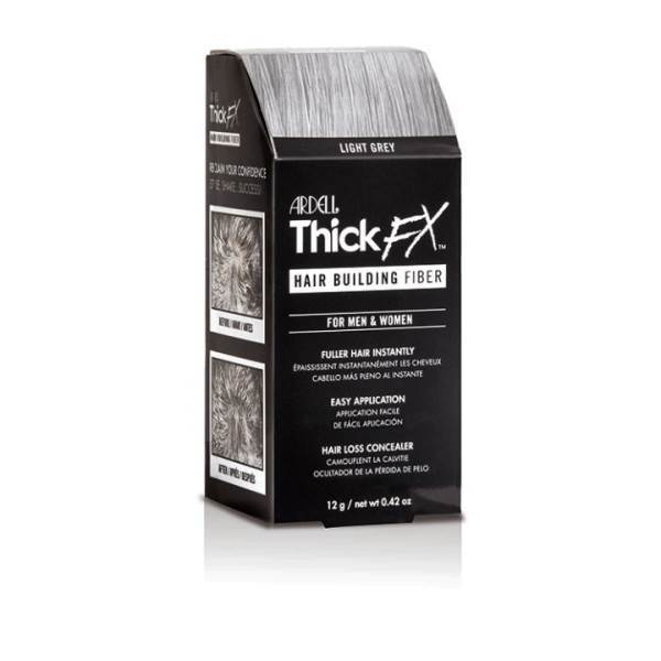 ARDELL Thick FX Hair Building Fiber For Men & Women, Light Grey Hair Fiber Model #AD-78161, UPC: 074764781611