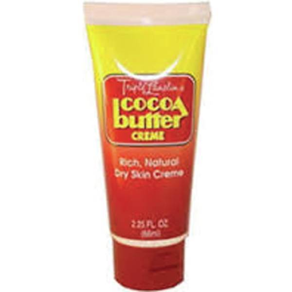 TRIPLE LANOLIN Cocoa Butter Creme, 2.25 Oz Tube Model #TP-TL-20125, UPC: 077255201254