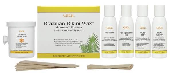 GIGI Brazilian Bikini Wax Mwave Kit Model #GG-0911, UPC: 073930091103