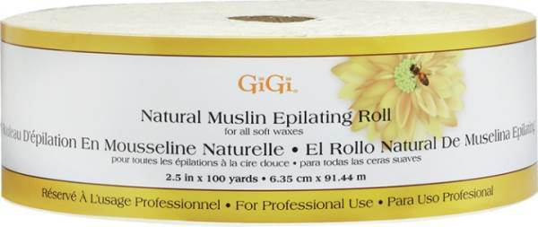 GIGI Natural Muslin Roll 100Yd Model #GG-645, UPC: 073930064503