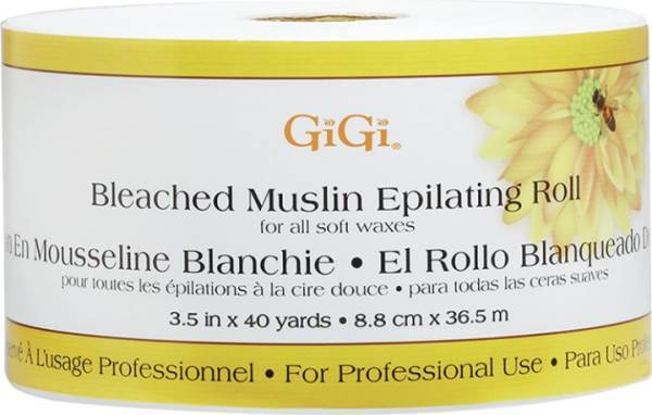 GIGI Bleached Muslin Roll 40Yd Model #GG-0650, UPC: 073930065005