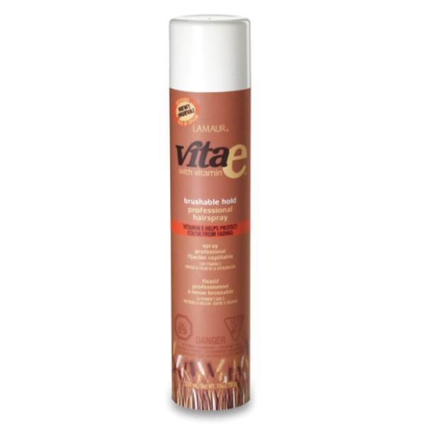 ZOTOS VITA/e Brushable Hold Hair Spray, 10Oz (55% VOC) Model #ZO-9017261, UPC: 074469465755