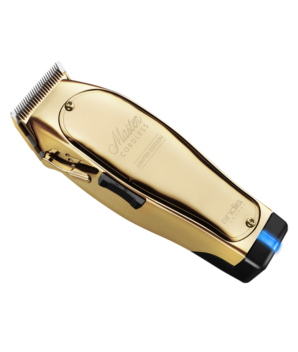 ANDIS Master Cordless Lithium Ion Adjustable Blade Clipper Limited GOLD Edition Model #AN-12540, UPC: 040102125409