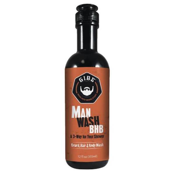 GIBS Man Wash Bhb (Beard, Hair & Body) Model #GI-5170612712, UPC: 099461830950