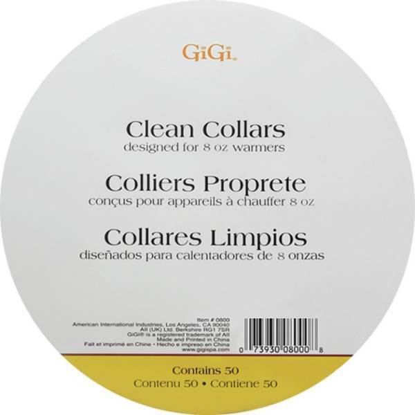 GIGI Clean Collars 50 Ct Model #GG-800, UPC: 073930080008