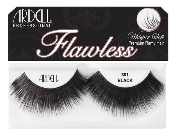 ARDELL Flawless Eye Lashes 801 Black Model #AD-61982, UPC: 074764619822
