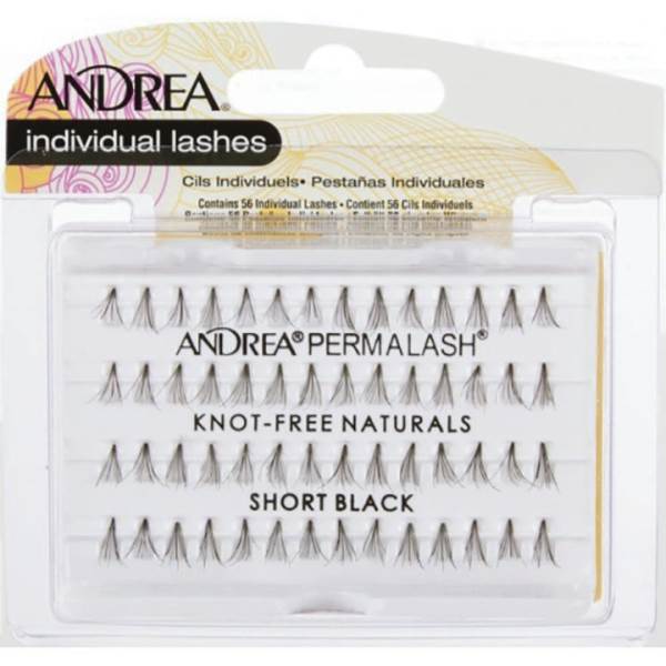 ANDREA Individual Lashes Flair Short, Short Black Model #AA-26410, UPC: 078462264100