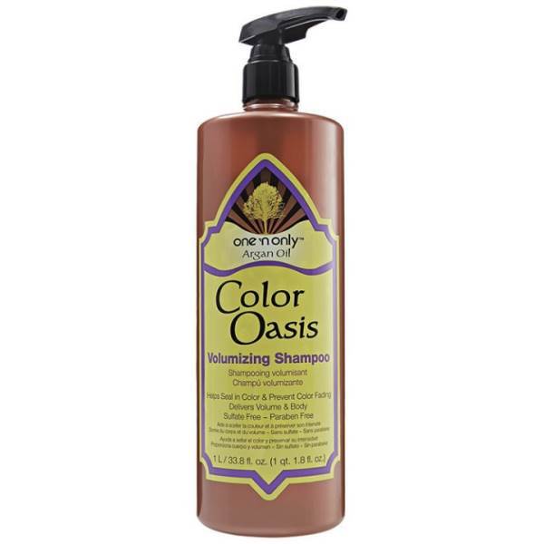 ONE 'N ONLY Argan Oil Color Oasis Volumizing Shampoo 1 Liter Model #ON-AOILCOVSLTRN, UPC: 074108338983