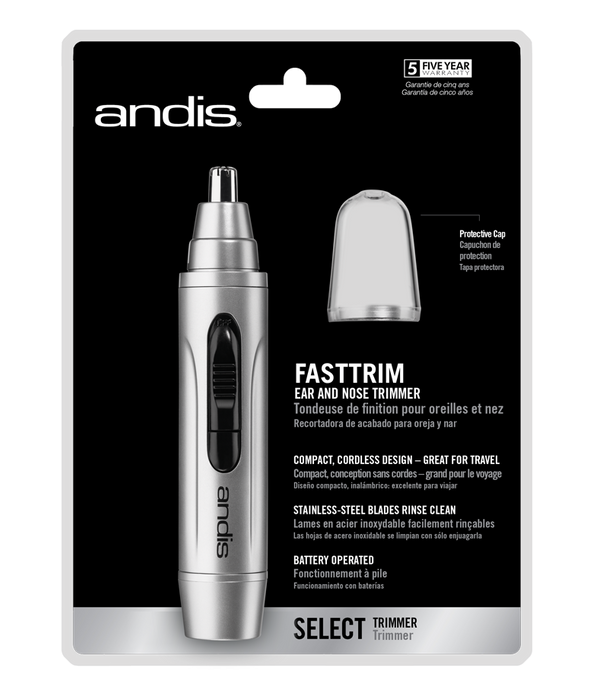 ANDIS FastTrim Ear and Nose Trimmer Model #AN-13540, UPC: 040102135408