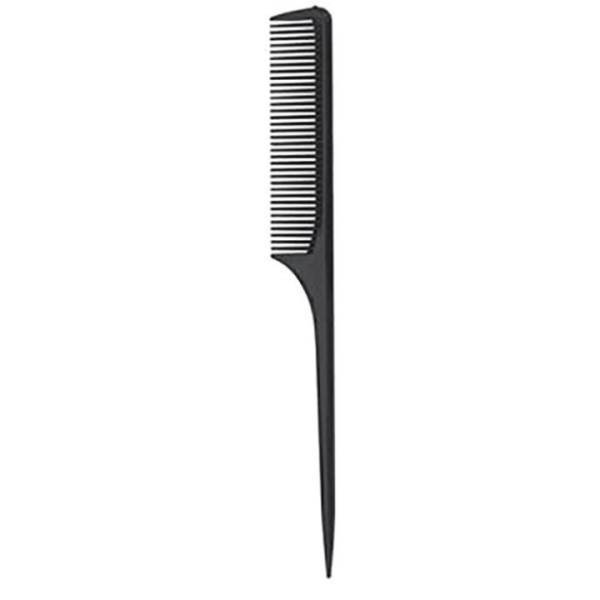 DIANE 9 Rat Tail Comb Black Dozen Model #DI-SE449, UPC: 023508704492