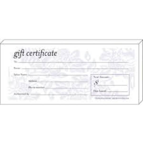 DIANE Fromm 378 Gift Certificate 50 Count Model #DI-378, UPC: 023508001652