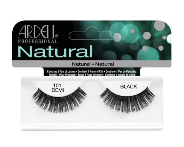 ARDELL Natural Lash 101 Black Demi Model #AD-65001, UPC: 074764650016