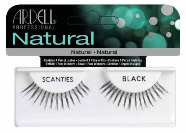 ARDELL Natural Lash Scanties Black Model #AD-65017, UPC: 074764650177
