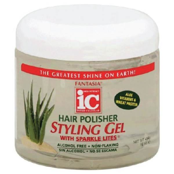 FANTASIA Hair Polisher Styling Gel Reg, 16 Oz Model #FN-33104, UPC: 011313019924