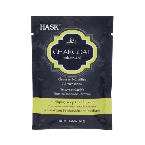HASK Charcoal With Citrus Oil Clarifying Deep Conditioner Packet, 1.75 Oz Model #HK-33303, UPC: 071164333037