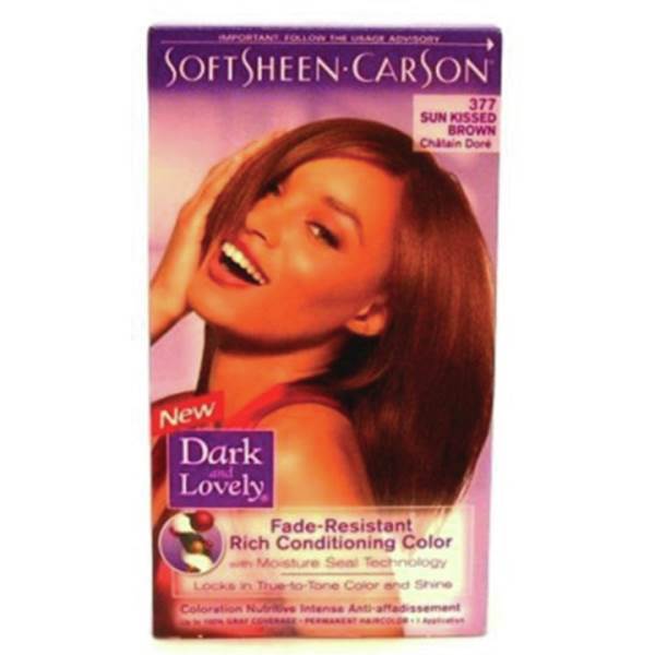 SOFT SHEEN CARSON Dark And Lovely Haircolor Sunkissed Brown Model #SO- —  American Salon Supplies