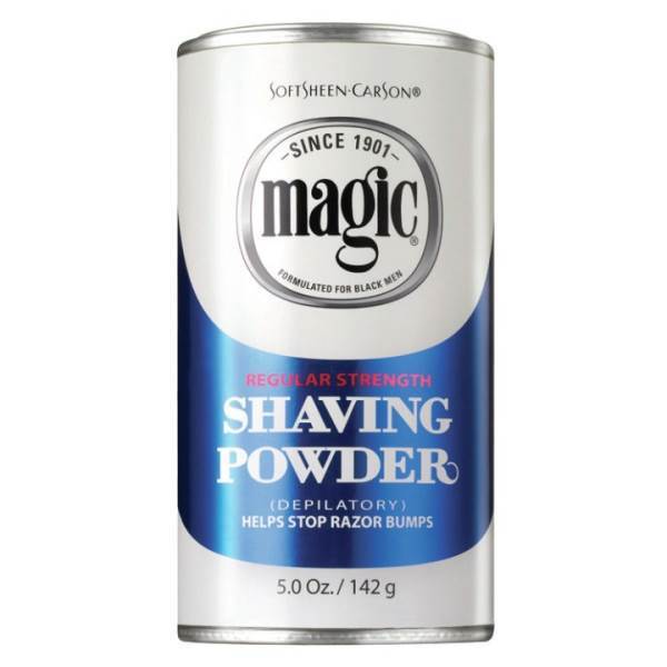 SOFT SHEEN CARSON Magicshave Powder Blue Model #SO-O0300309, UPC: 072790000157