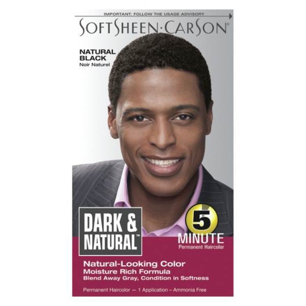 SOFT SHEEN CARSON Dark And Lovely Natural 5 Minute Permanent Hair Color, Natural Black Model #SO-O0200202, UPC: 072790000324