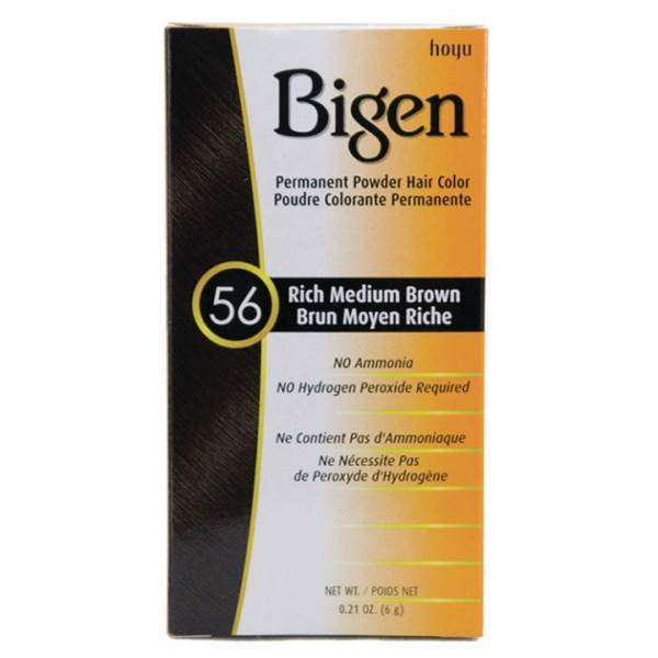 BIGEN Hair Color 56 Rich Medium Brown, 0.21 Oz Model #IG-65204, UPC: 033859905561