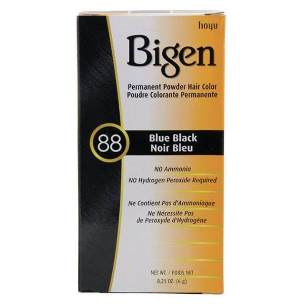 BIGEN Hair Color 88 Blue Black, 0.21 Oz Model #IG-65220, UPC: 033859905882