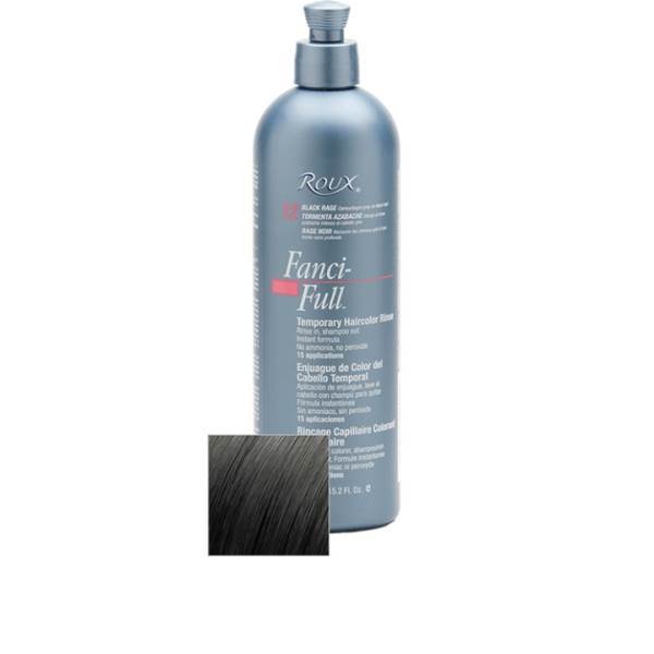 ROUX Fanci full Temporary Hair Color Rinse 12 Black Rge 15.2 0Z Model #UX-81033, UPC: 075724550124