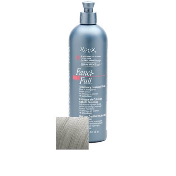 ROUX Fanci full Temporary Hair Color Rinse, 42 Silver Lining, 15.2 Oz Model #UX-81052, UPC: 075724550421