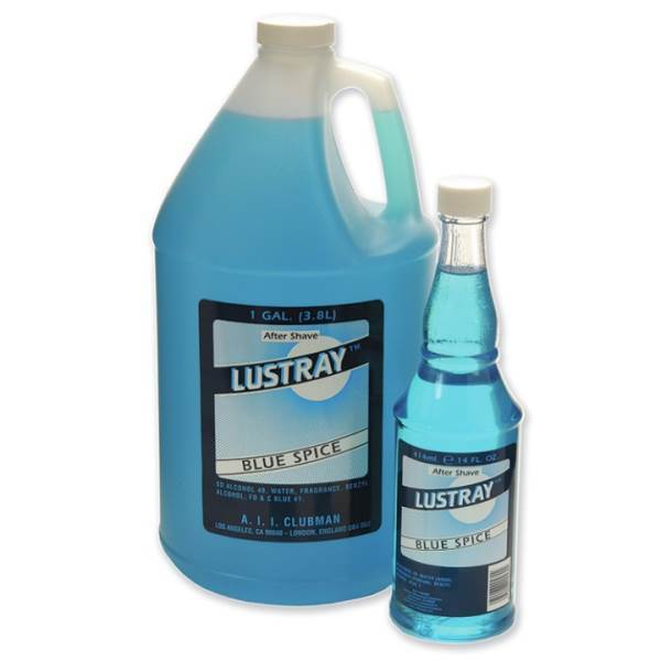 CLUBMAN Lustray Blue Spice Gallon Model #CU-904180, UPC: 070066904185