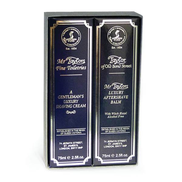 TAYLOR OF OLD BOND STREET Mr Taylor Shave Cream & Aftershave Balm Gift Box 75ml Model #YT-00202