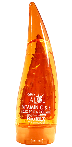 BIORLX Aloe Vera + Vitamin C & E+ Kojic Acid and Rice Milk Gel 8.5 Oz Model #ZD-BIORLX7, UPC: 703558833440