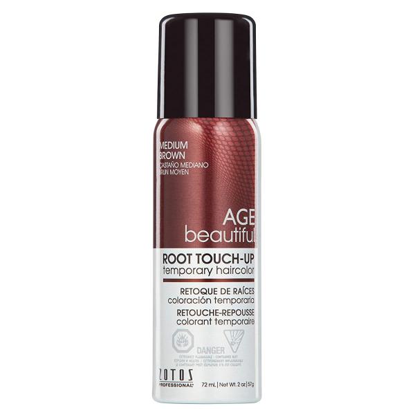 AGE BEAUTIFUL Root Root Touch-Up Sprays, Medium Brown Model #AGE-902550, UPC: 074469496438