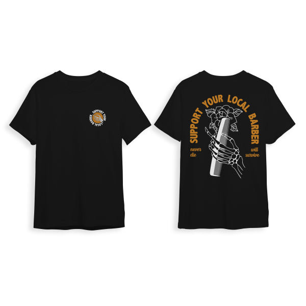 MARMARA BARBER T-Shirt Support Black Xx-Large Model #BTS-LCL-BLK--XX-, UPC: 8691541005450XXL
