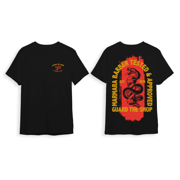 MARMARA BARBER T-Shirt Guard Black Model #BTS-GRD-BLK, UPC: 8691541005412