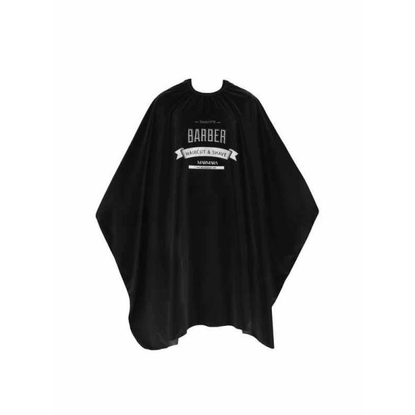 MARMARA BARBER Cape - Barber Black Model #YJ-CAPE-BARBERBLK, UPC: 8691541000929