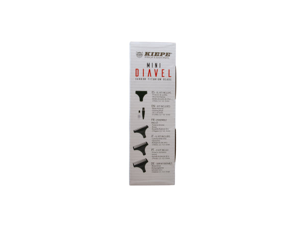 Kiepe Professional Diavel Mini Hair Clipper Model #KPE-6331, UPC: 8008981910372