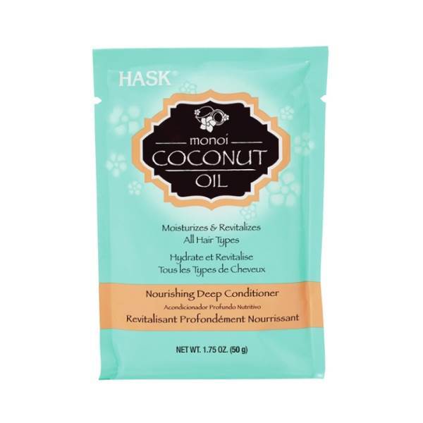 HASK Monoi Coconut Oil Nourishing Deep Conditioning Treatment Packet 1.75 Oz Model #HK-33308, UPC: 071164333082