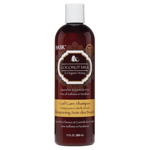 HASK Coconut Milk & Organic Honey Curl Care Shampoo 12.0 Fl.Oz Model #HK-34331, UPC: 071164343319