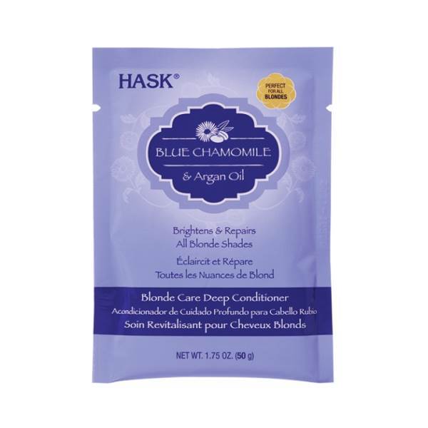 HASK Blue Chamomile Blonde Care Deep Conditioner 1.75 Fl.Oz Model #HK-33312, UPC: 071164333129
