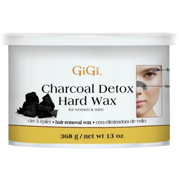 GIGI Charcoal Detox Hard Wax 13 Oz Model #GG-286, UPC: 073930028604