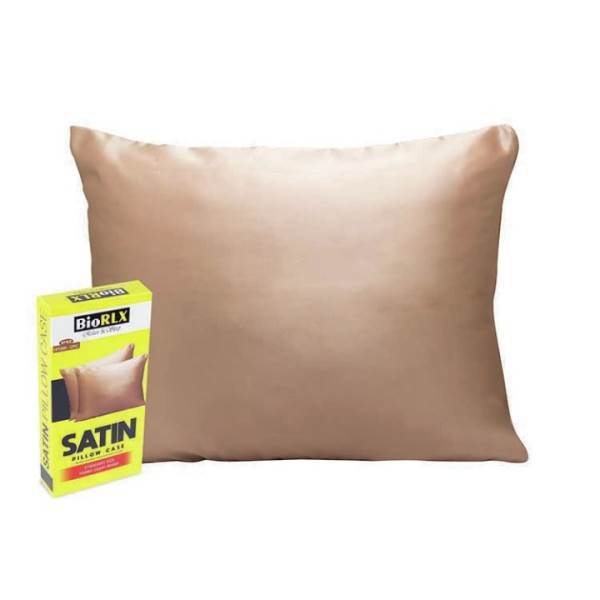 BIORLX Satin Pillow Case, Cappucino Model #ZD-CFT299-CPC, UPC: 703558833365
