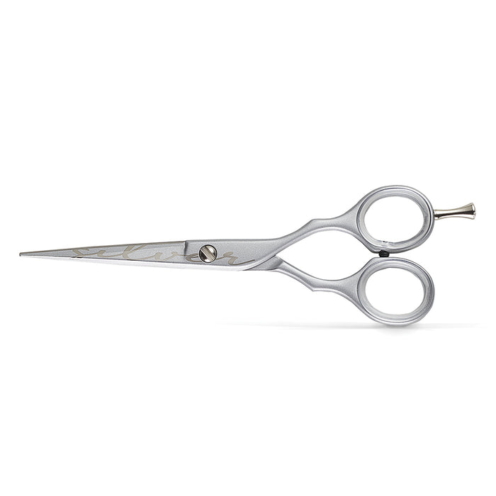 Kiepe Professiona Ergo Anatomic Luxury Silver Series Scissors - 5.5 Inch Model #KPE-2452-5.5, UPC: 8008981909505