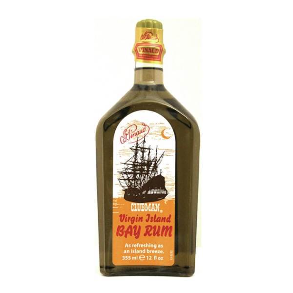 CLUBMAN Virgin Island Bay Rum, 6 Oz Model #CU-402000, UPC: 070066040203