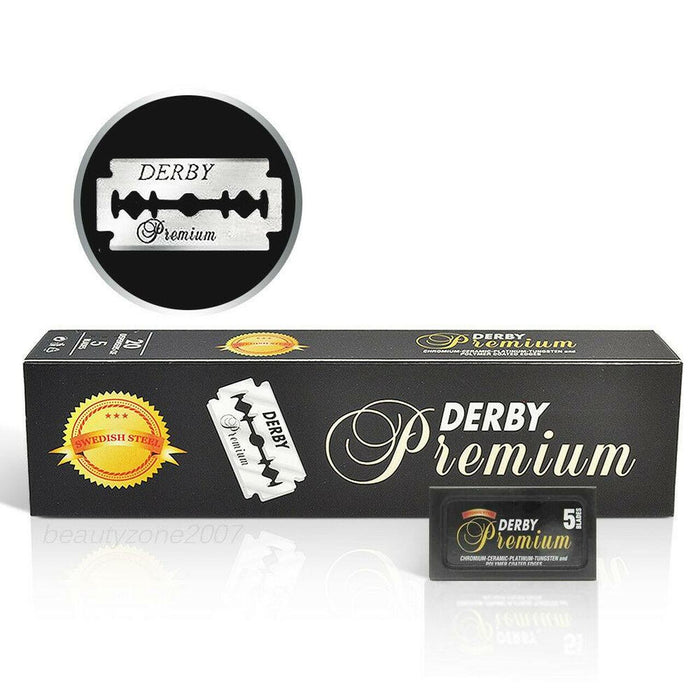 DERBY Premium Double Edge Razor Blades Count 200 Model #D114-PRE-200, UPC: 8690885300160