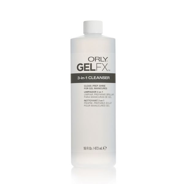 ORLY GELFX 3-In-1 Cleanser, 16 fl Oz Model #OL-33011, UPC: 079245330111