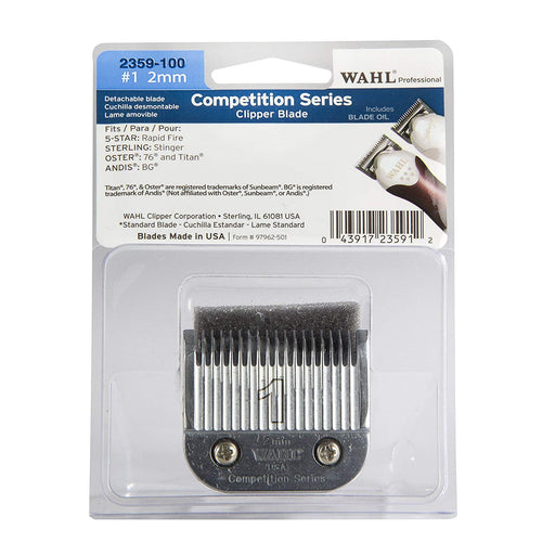 WAHL Blade Set 1247-1750 #1 Model #WA-2359-100, UPC: 043917235912