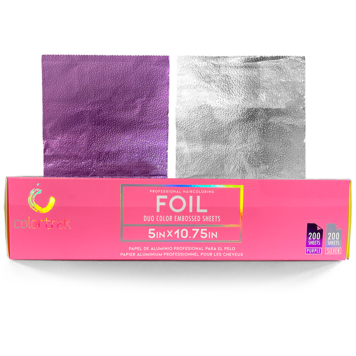 COLORTRAK Double Pop-Up Foil, 200 Purple/200 Silver Model #CK-400-PUR/SIL, UPC: 028272640021