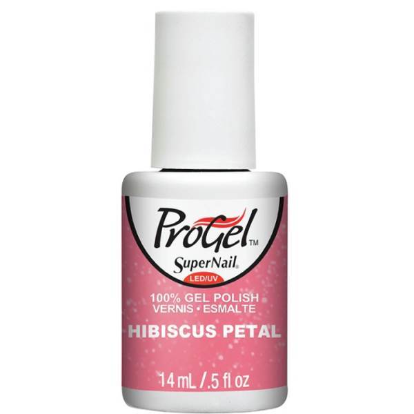 SUPERNAIL Progel Nail Lacquer, Hibiscus Petal Model #SU-80163, UPC: 073930801634