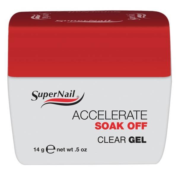 SUPERNAIL Accelerate Soak Off Clear Gel Model #SU-51584, UPC: 073930515845