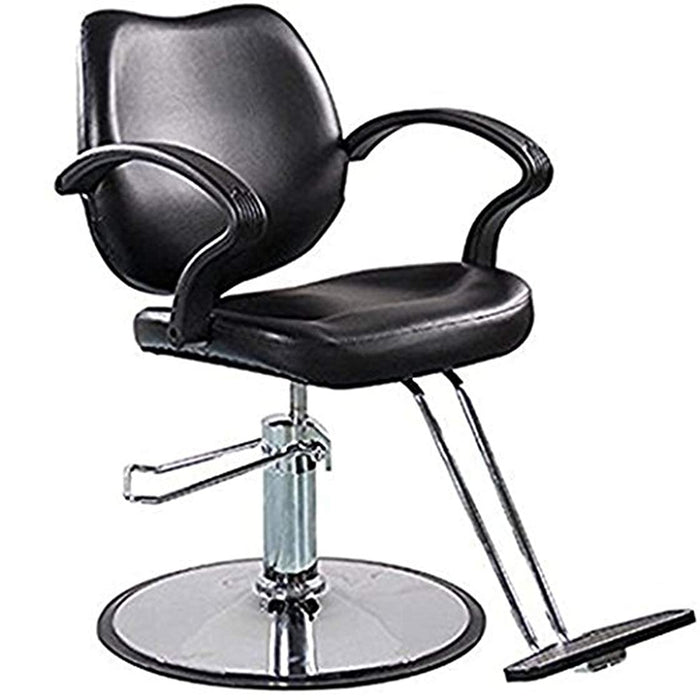 K-Concept Salon Chair, Black Model #KC-ASC01, UPC: 743811872120